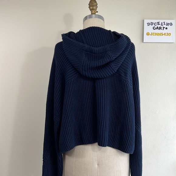 NWT👕 rag & bone Ann Cotton Hoodie SZ-L - Picture 2 of 12